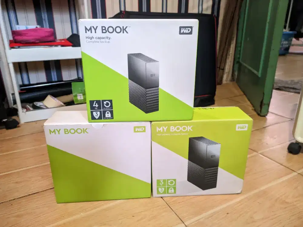 4TB 3TB HARDISK HDD EXTERNAL WD MY BOOK (100/100 LIKE NEW)