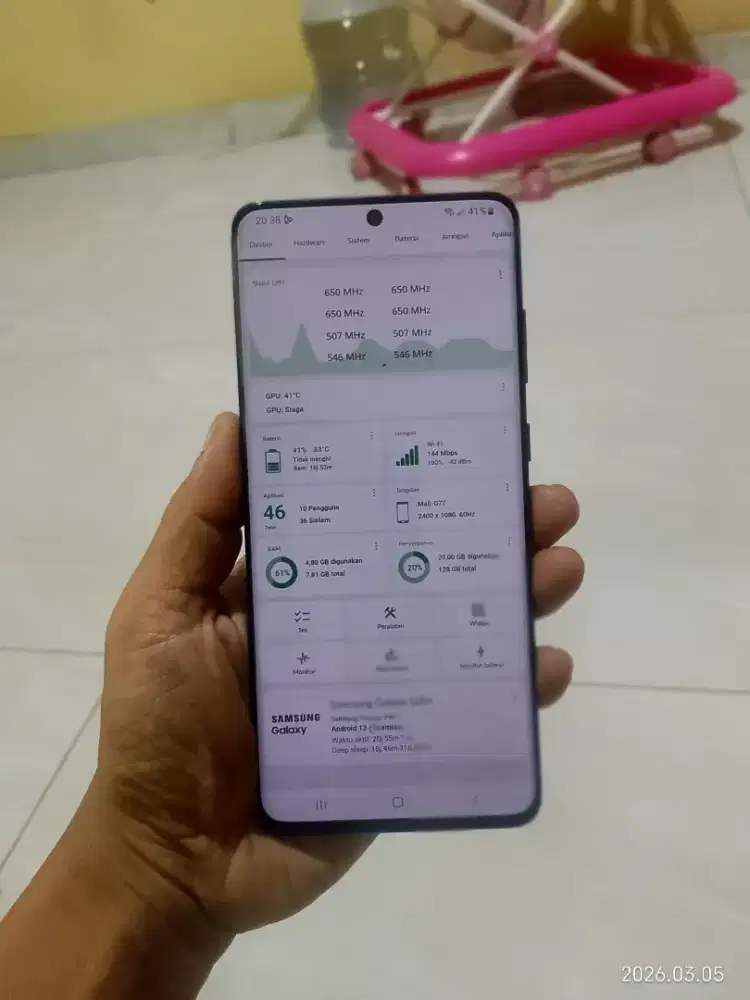 Samsung S20+ 8/128gb