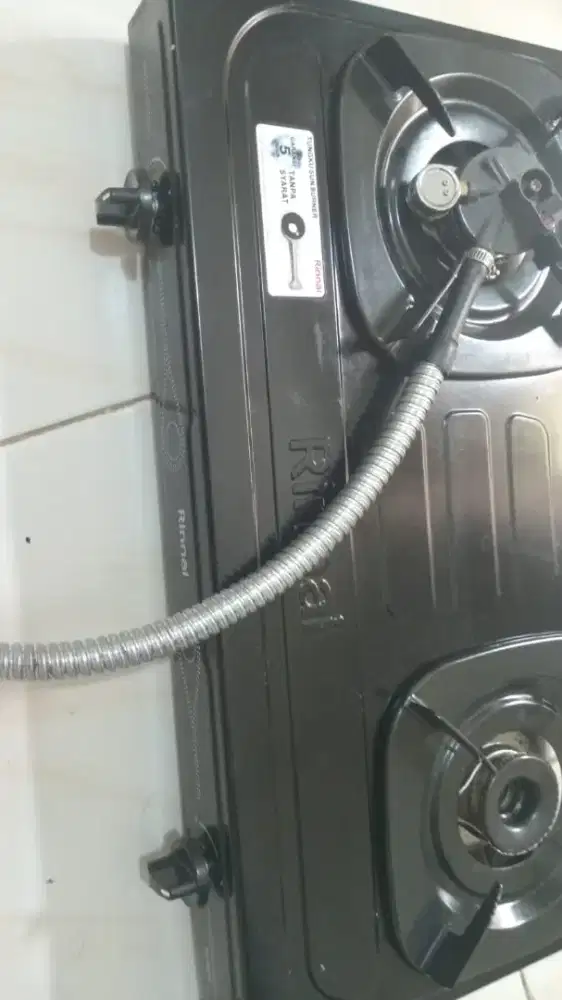 Jual kompor dua tungku merek rinnai