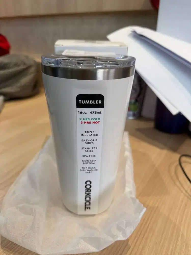 Tumbler Corkcicle 16oz- Oat Milk