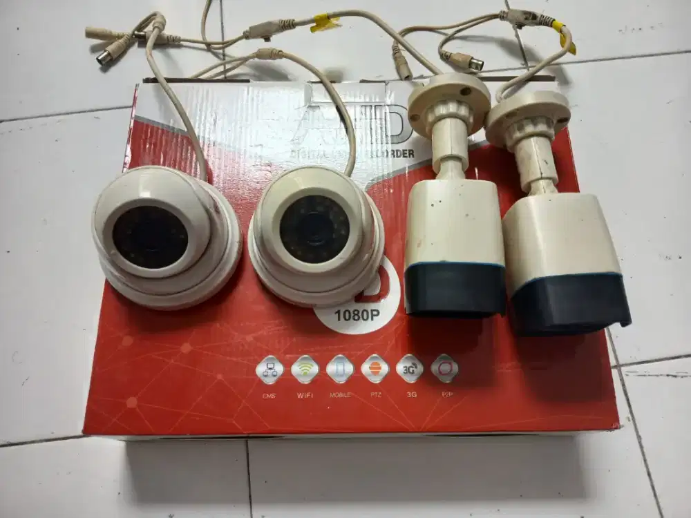 PAKET CCTV 4 channel FULL HD hardisk 1 TB