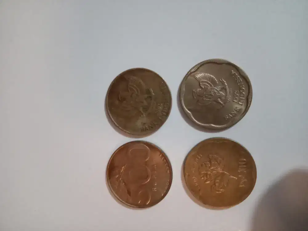 Uang koin 500 thn 1992 dan 1997