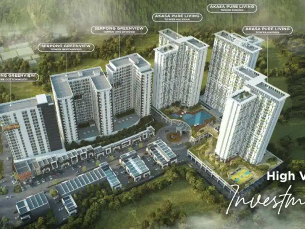 LANGSUNG MASUK TANPA RIBET - APARTEMEN AKASA LOKASI PRIME 400 JT-AN!