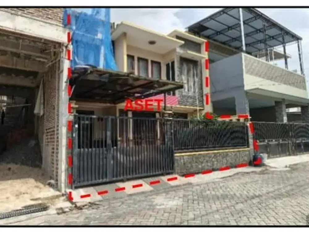 Dijual Lelang Rumah Komp Perum Citra Garden V Kamal, Kalideres - Jakarta Barat