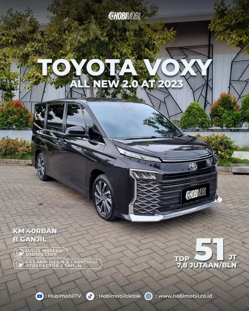 Toyota Voxy facelift at 2023 garansi mesin transmisi 5th