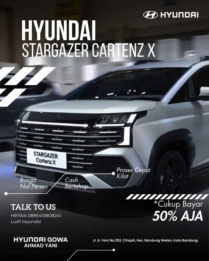 [Mobil Baru]  Promo menarik Lebaran sales hyundai stargazer cartenz X