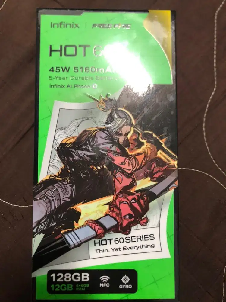 Infinix hot 60i 6/128 baru