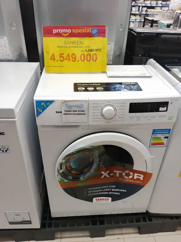 MESIN CUCI 1 TABUNG CICILAN VIA HOMECREDIT MULAI DARI 14 RIBUAN AJA