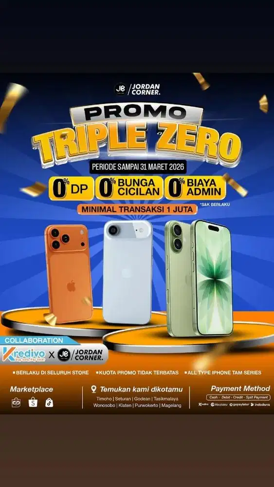 PROMO KREDIT IPHONE TRIPLE ZERO