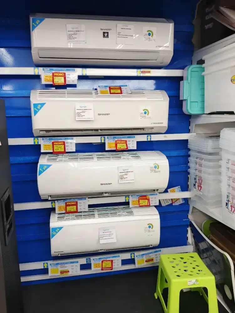 AC SHARP dan PANASONIC PROMO CICILAN VIA HOMECREDIT