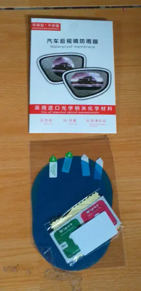 Kaca film water proof membrane untuk kaca spion