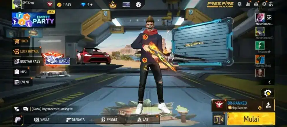 JUAL BELI AKUN FREE FIRE TER JAMIN AMAN 100%