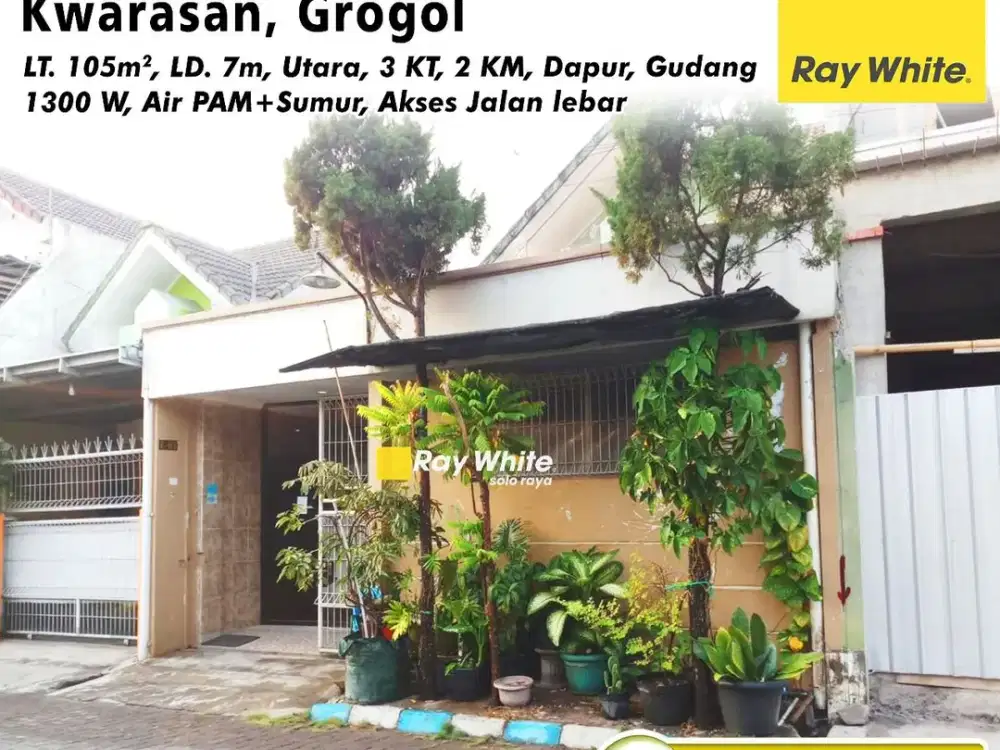Dijual Rumah Cluster 3kamar Siap huni di Solo baru Grogol Sukoharjo