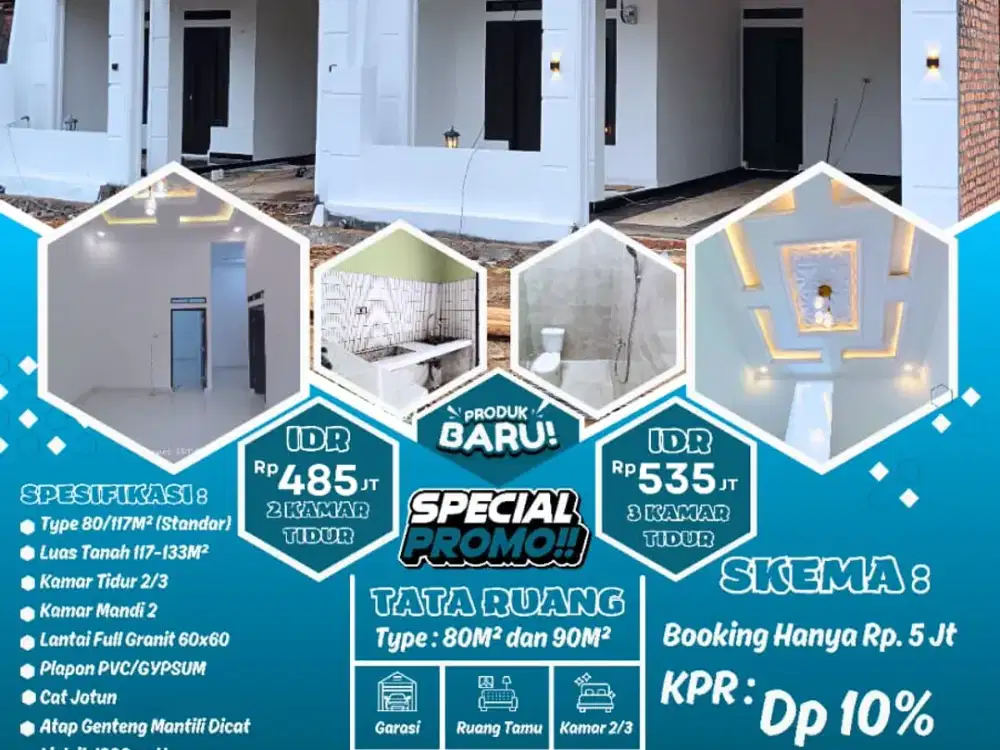 PROMO RUMAH MURAH GRIYA ALAM PERMAI RAJABASA KOMARUDIN