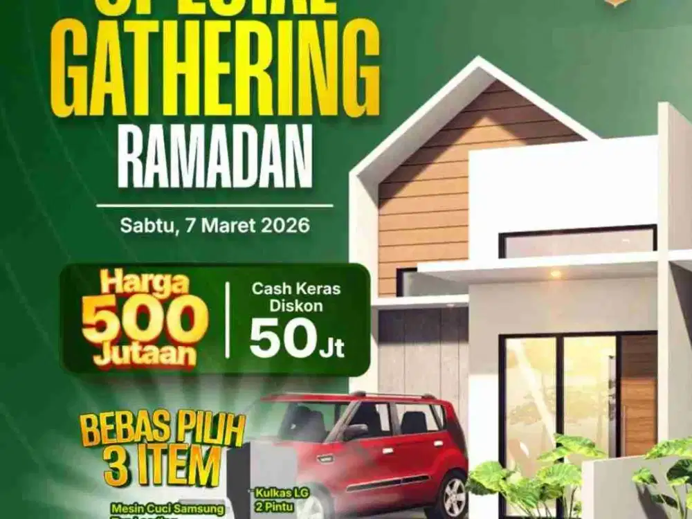 Di jual rumah siap huni dibekai