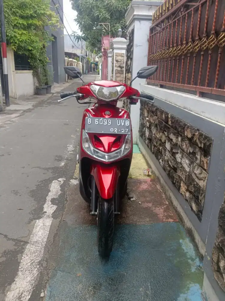 mio cw 2012 merah mulus mesin bagus
