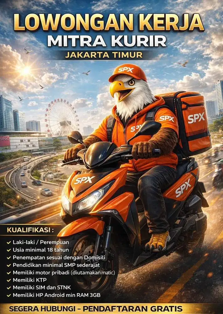 Kurir SHOPEE EXPRES JAKARTA TIMUR