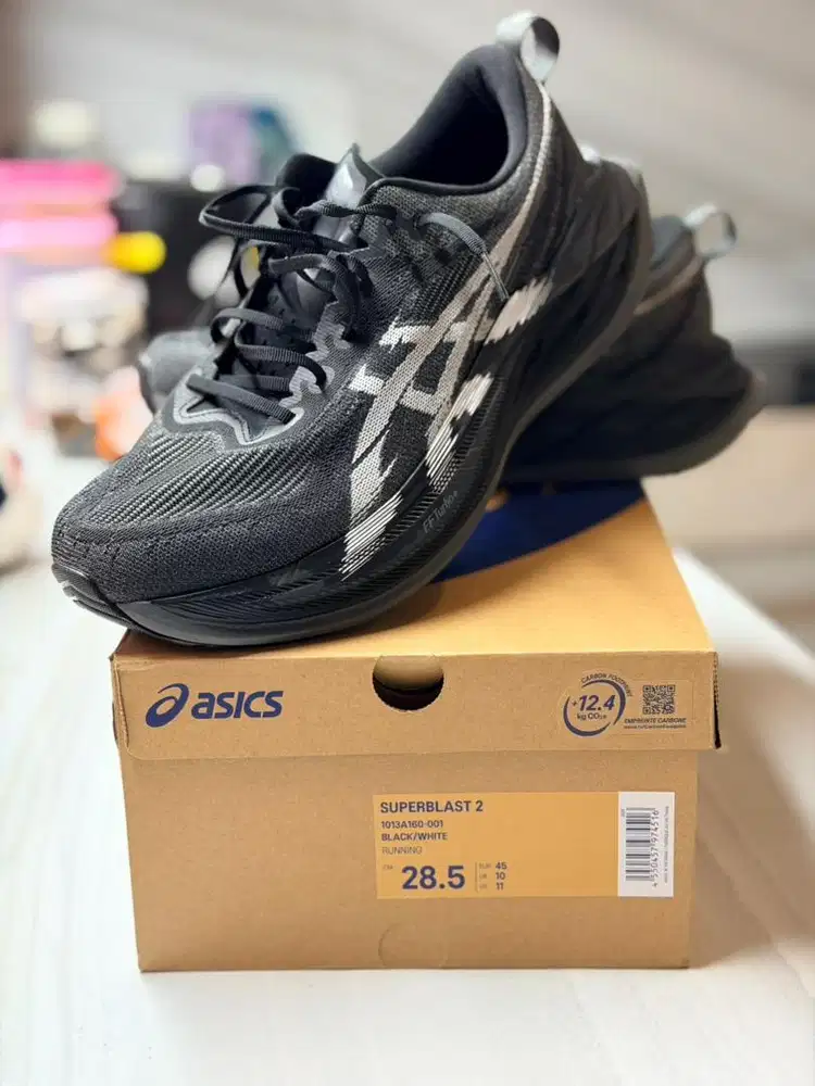 Asics SuperBlast 2 Black / White (Japan Market) Size 45 (28,5cm)