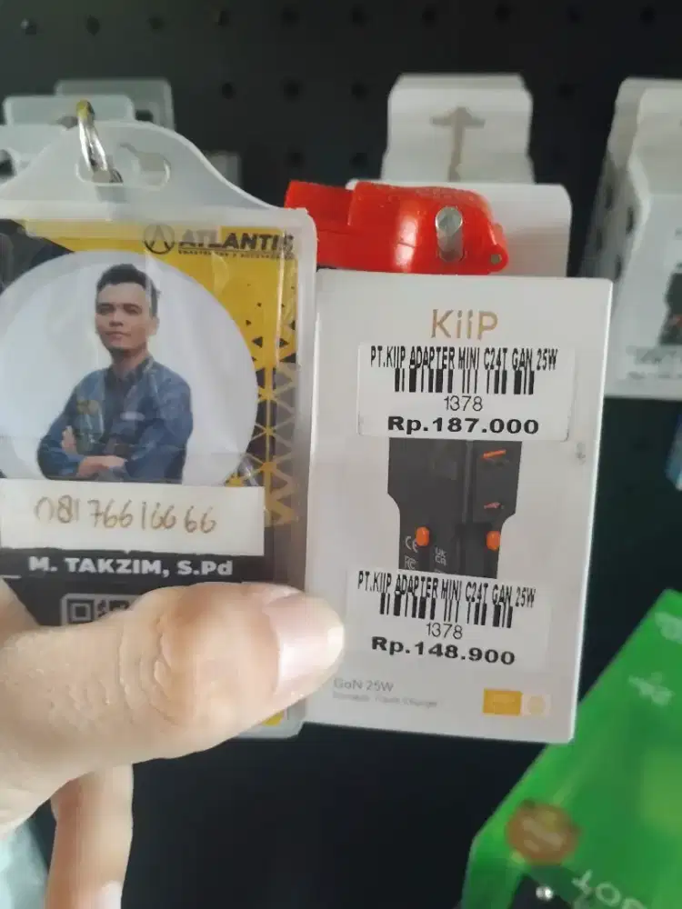 PT. KIIP ADAPTER MINI C241 GAN 25WATLANTIS DAHSYAT