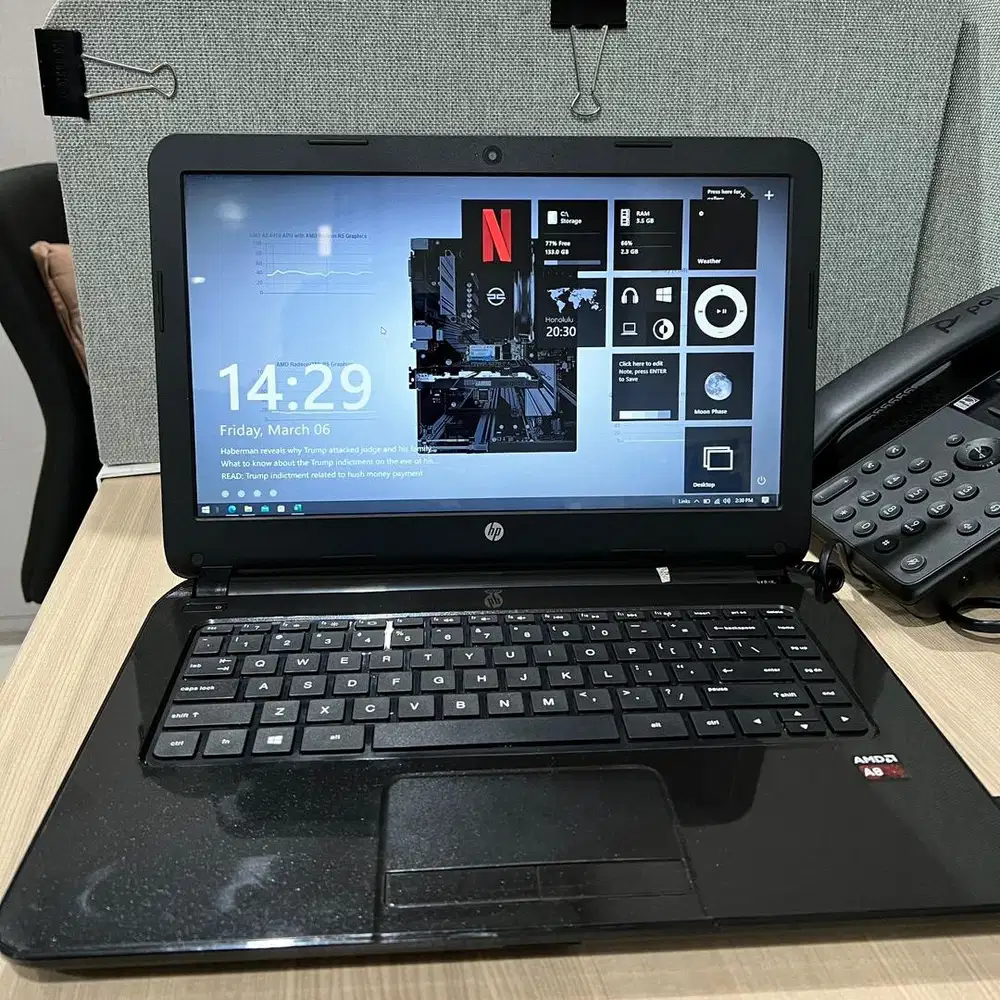 Laptop HP AMD A8 500gb