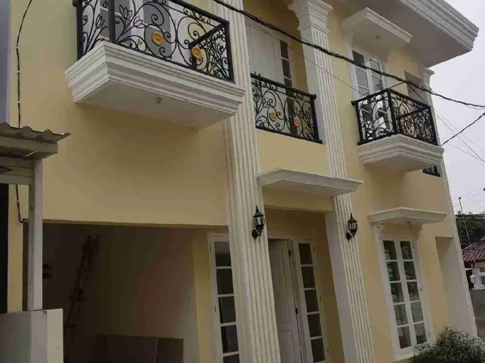 DIJUAL RMH BARU BAGUS 2LT MODERN KLASIK DLM CLUSTER AKSES JLN 2 MBL TJ BARAT JAKSEL