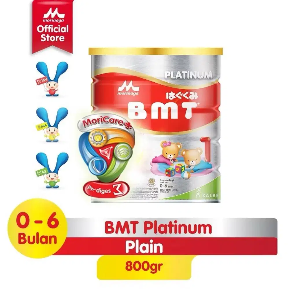 SUSU MORINAGA BMT PLATINUM 1 800GR ORI