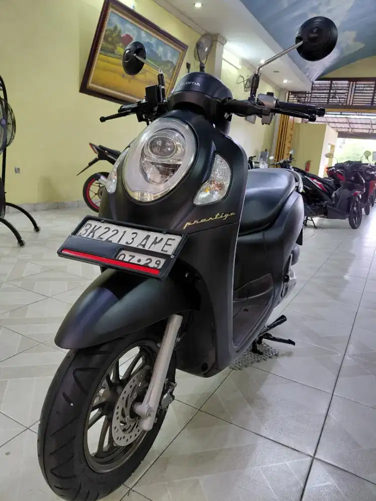 New Scoopy Prestige Black 2024 Cantik¤Odomtr 8.000 KM¤plaza motor