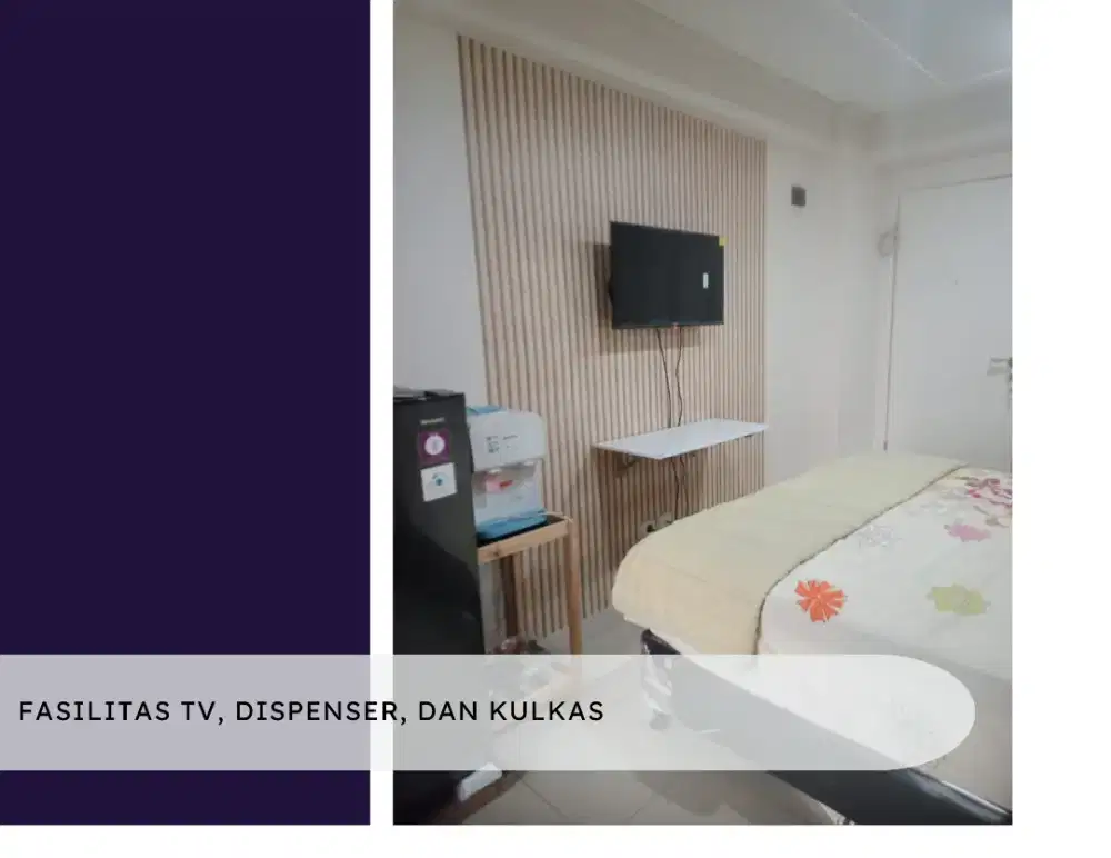 Disewakan Apartemen Studio Green Palace Kalibata Full Furnished Nyaman