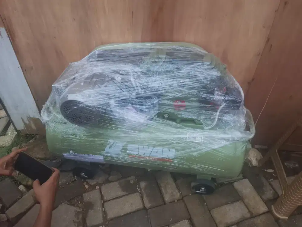 Kompressor Angin Swan 2HP (pk) Komplit  motor SVU 202 Kompressor