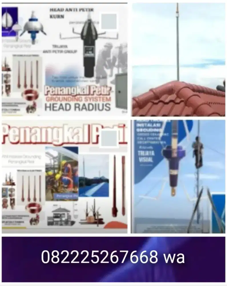 Teknisi ahli jasa pasang penangkal petir Tarumajaya Bekasi