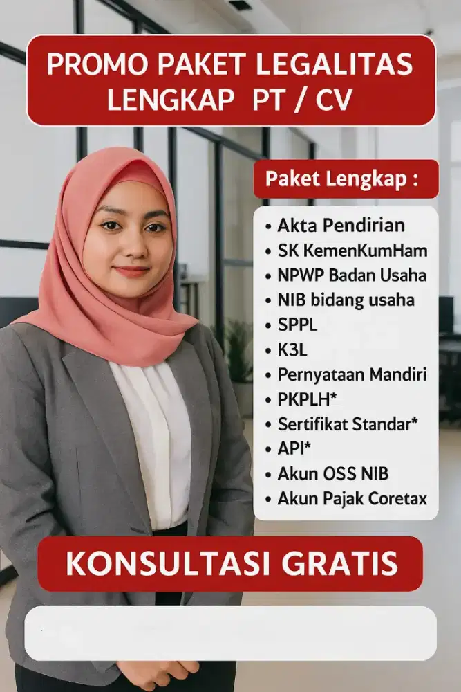 Perlengkapan Usaha Kantor PT