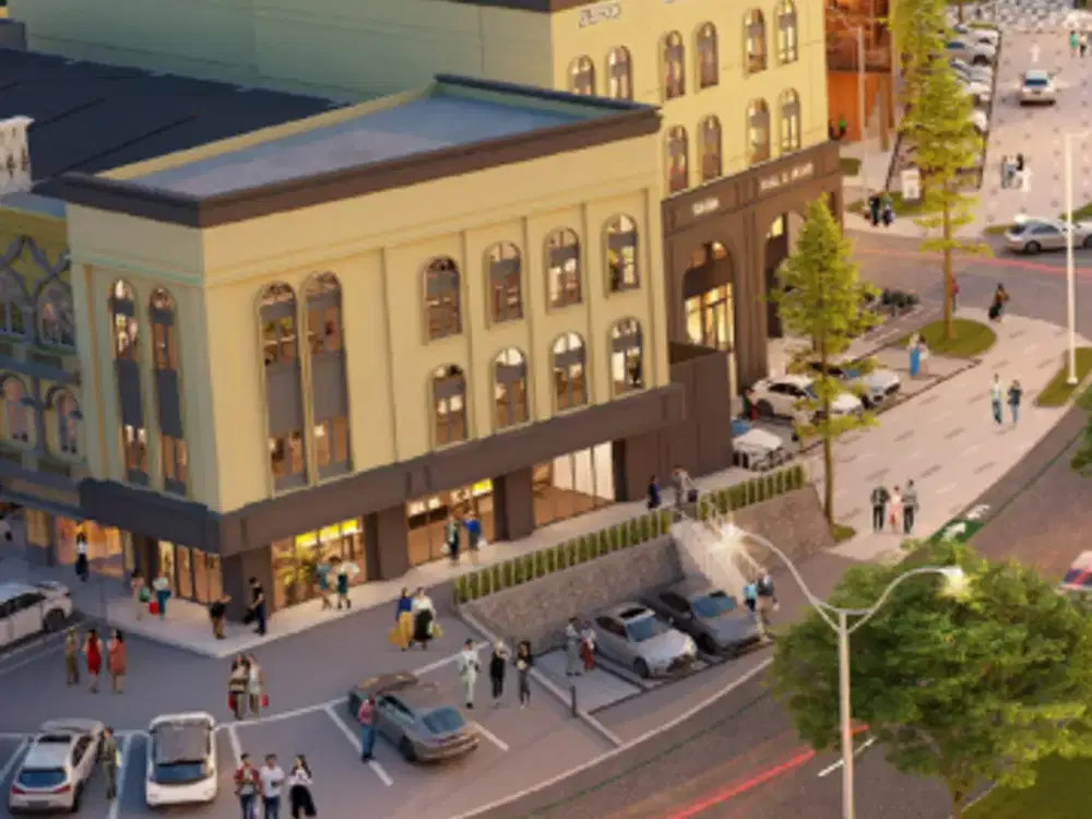 Ruko 3 Lantai Hadap Jalan Pusat Ramai Gading Serpong dan BSD City