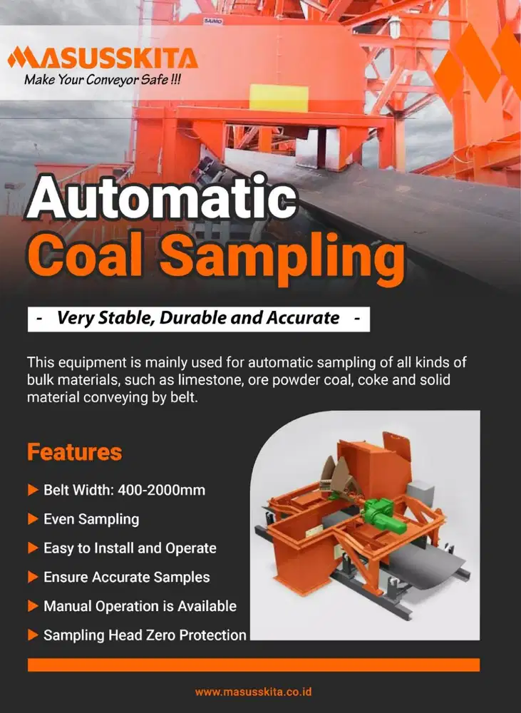 Mechanical Coal Sampling System Masusskita - Standard ASTM/ISO