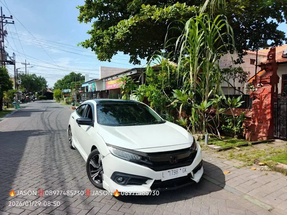 CIVIC ES TURBO 1.5 MATIC SEDAN 2017 ‼️ISTIMEWAH
