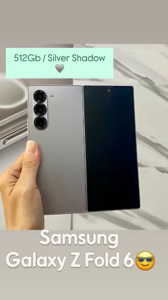 Samsung galaxy Zfold 6 12/512gb silver