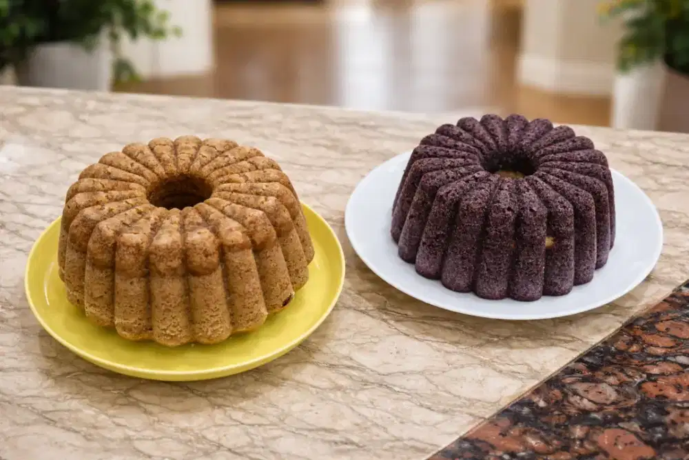 BOLU KETAN DAN PISANG KEJU LUMER