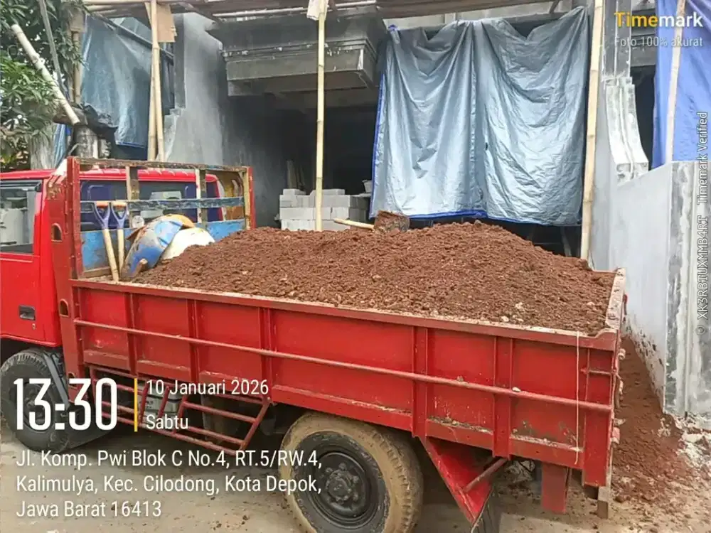 Jasa buang puing bangunan & pindahan barang