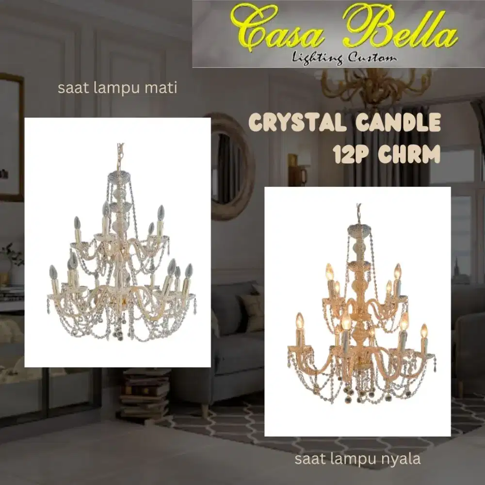 Jual lampu cyrstal Candle
