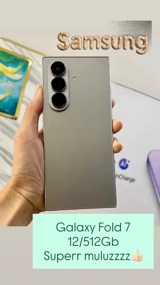 Samsung galaxy Zfold 7 12/512gb silver