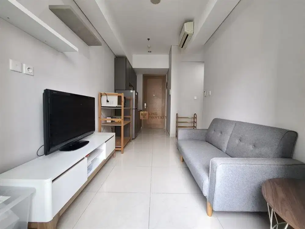 Terhubung ke Taman Anggrek Mall & Hublife TA, Disewa 2BR Taman Anggrek Residences TARES Partially Furnished Baru Renovasi Nyaman.