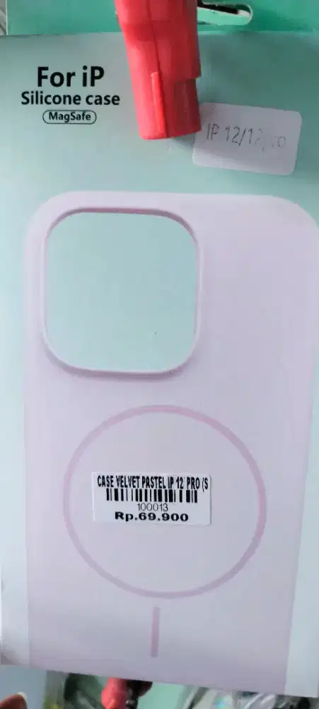 CASE VELVET PASTEL IPHONE 12