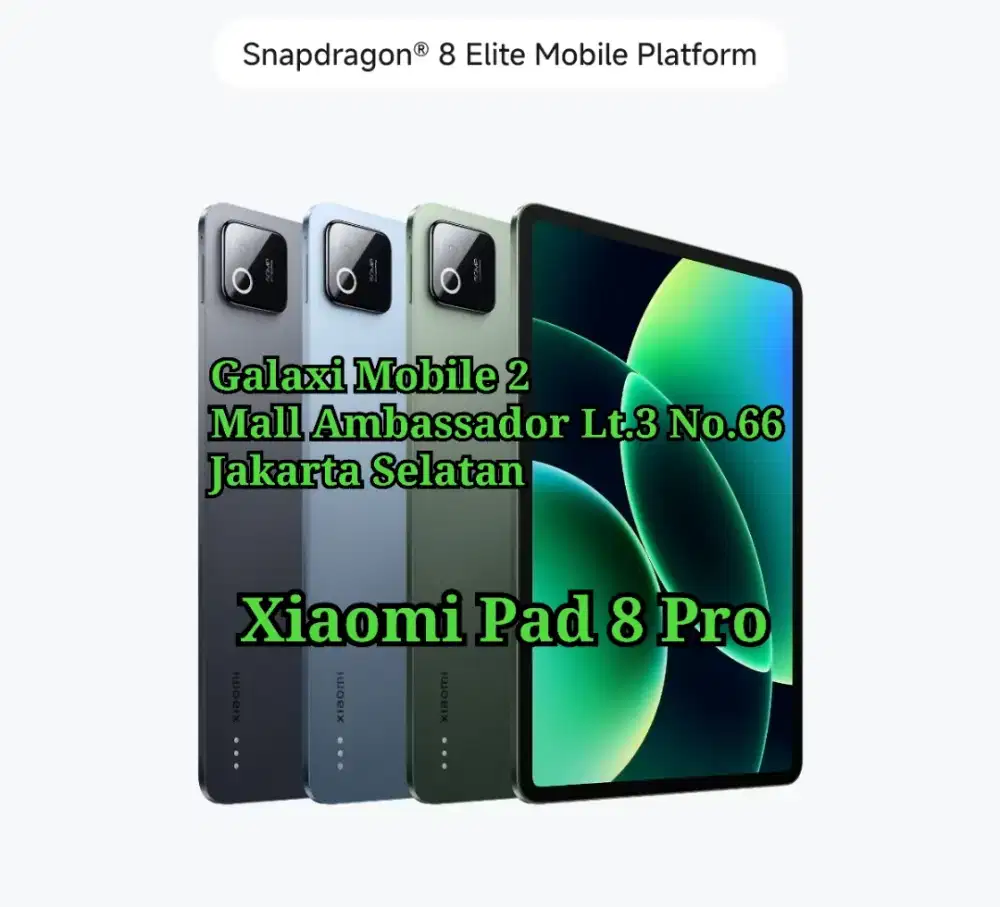Xiaomi Pad 8 Pro Wifi 8GB 256GB Resmi Bisa Cash Kredit Tukar Tambah