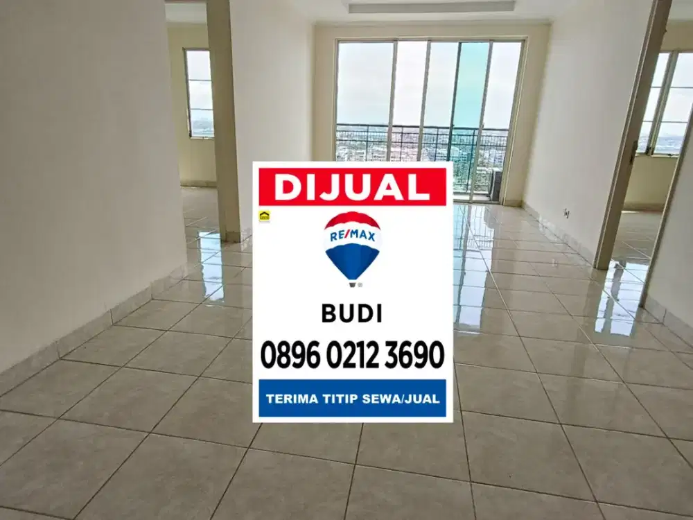 Dijual Apartemen French Walk Moi Kelapa Gading Paris Lantai Sedang Rapih View Mall Artha Gading LB 110 M2 3+1 KT