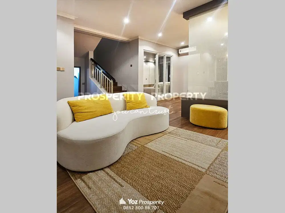 Rumah Full Interior Furnish Siap Huni di Cluster Fiordini Kawasan Illago Paramount Gading Serpong
