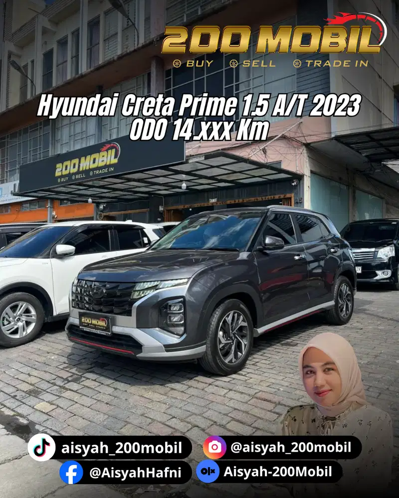 Hyundai Creta Prime 1.5 A/T 2023 Bensin