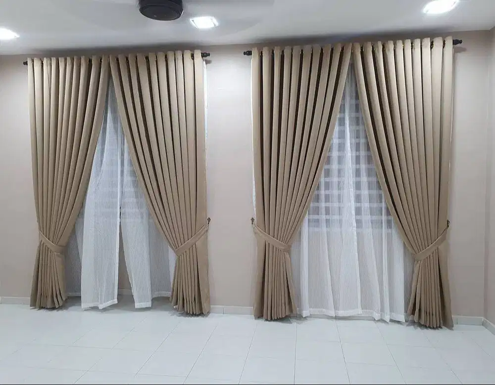 Dijual Tirai Gorden Jendela Gordyn Mewah Hordeng Model Terbaru Murah