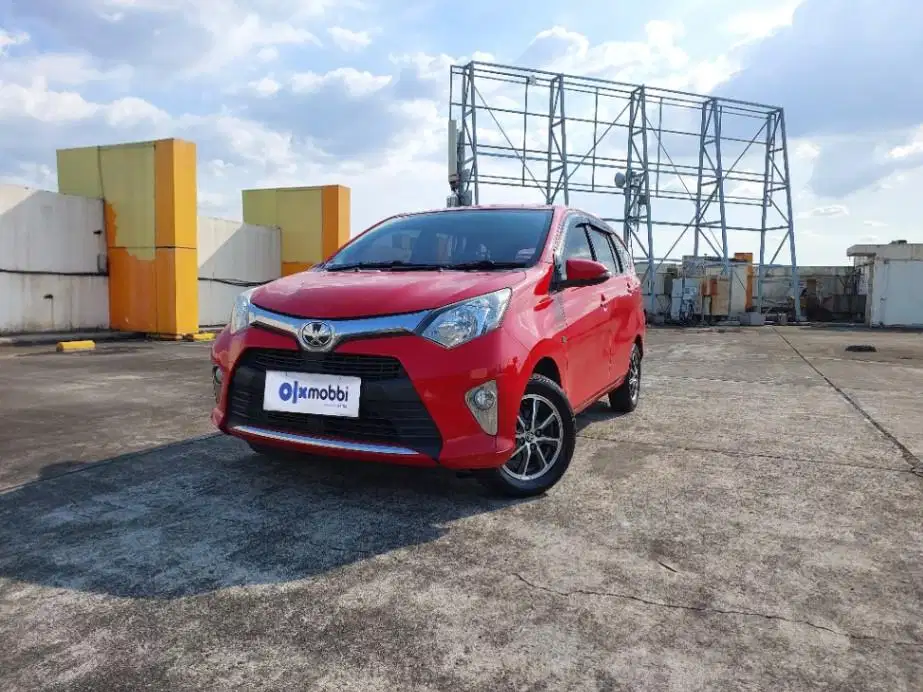 TDP 6,JT, Toyota Calya 1.2 G Bensin-AT Merah 2017