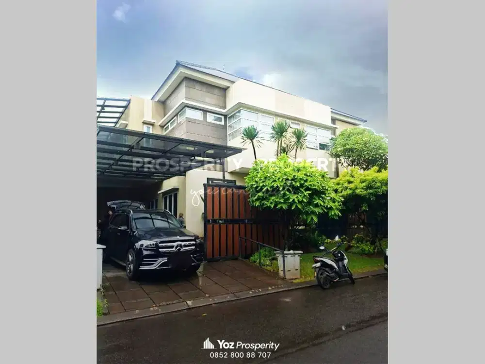 Rumah Mewah Posisi Hoek Di Cluster Sapphire Kawasan PHG Gading Serpong