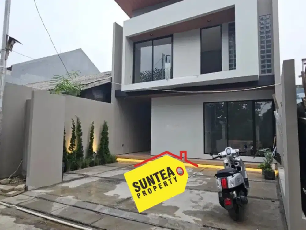 Rumah Bagus Modern Desain Minimalis Siap Huni di Ciputat Tangerang Selatan (im)