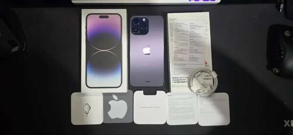 iPhone 14 Pro Max 256GB Deep Purple - IBOX - BH 85% - 95% Mulus